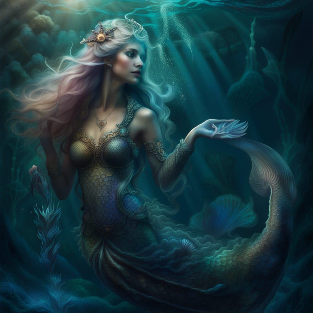 Mystical Mermaid Generated by AI