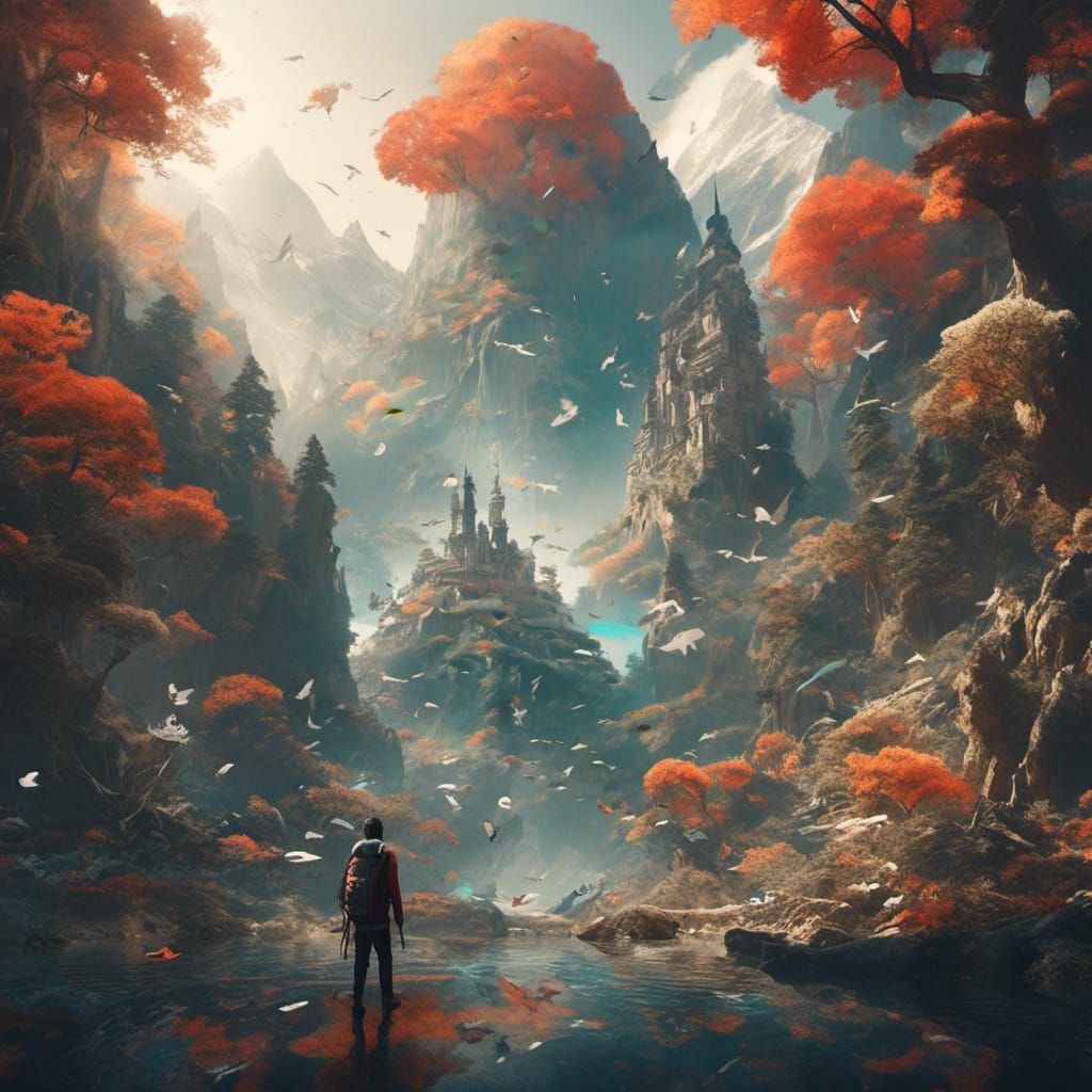 Day Leaving Earth: Ultra-Realistic Space Double Exposure