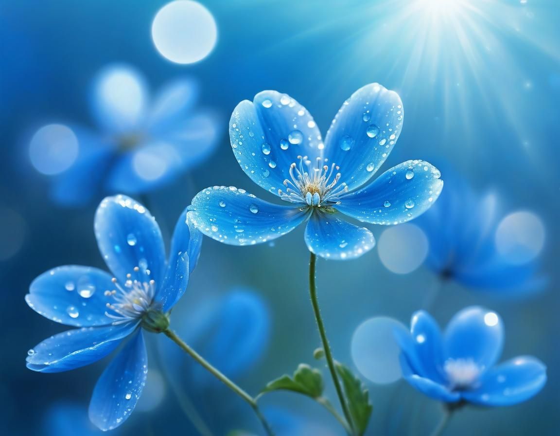 Ethereal Floral Art: Luminous and Magical