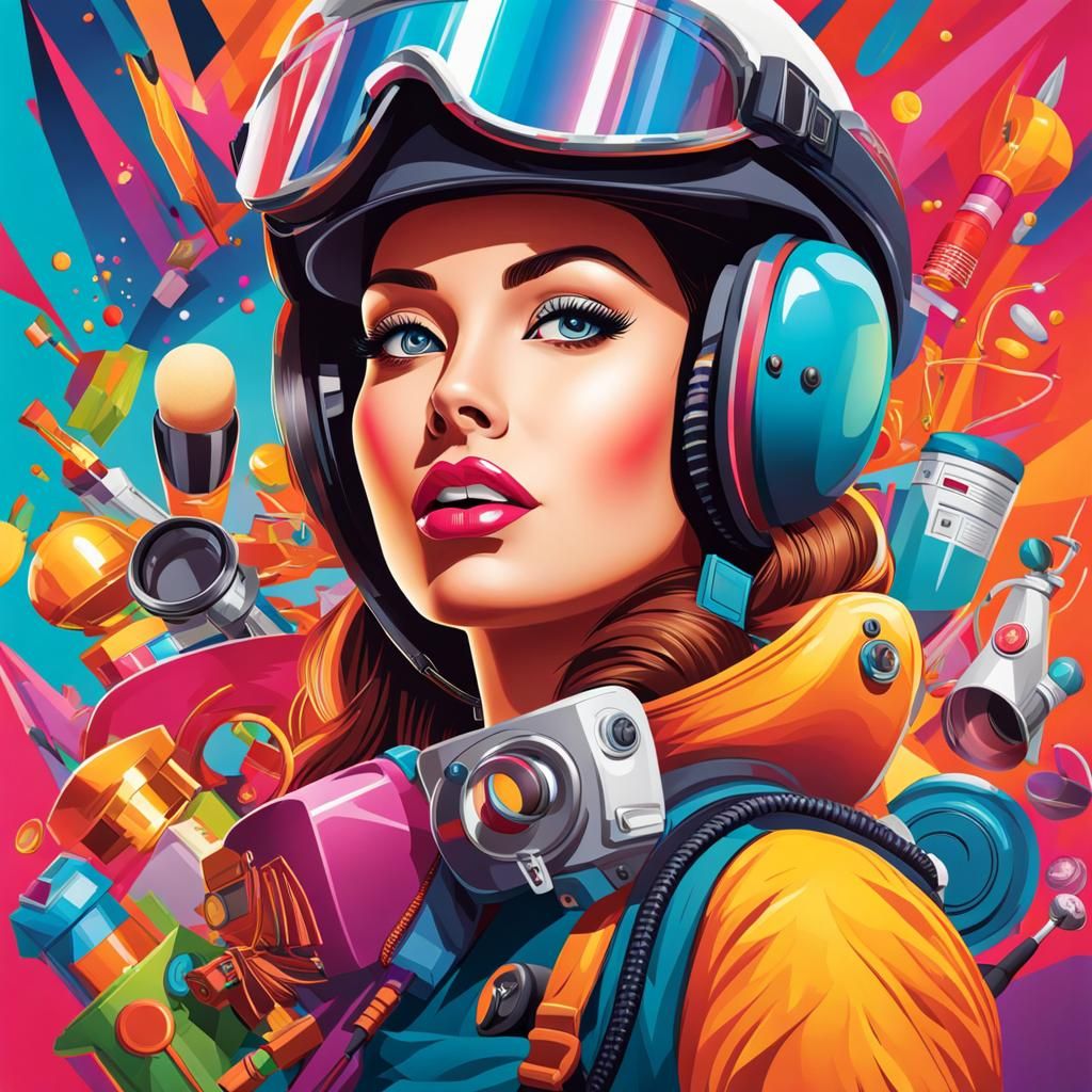 Modern Woman with Five Occupations