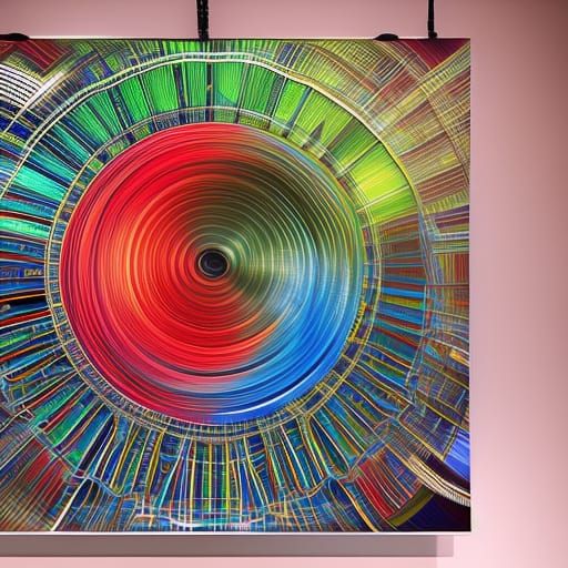 Abstract Fantasy Jewelry in Oil, Surrealist Style