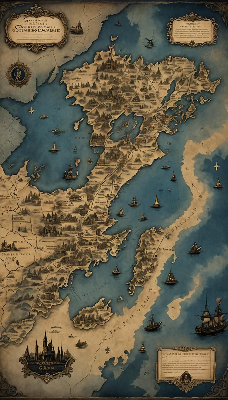 Civil War Map Guarded by Soldiers in Eerie Twilight