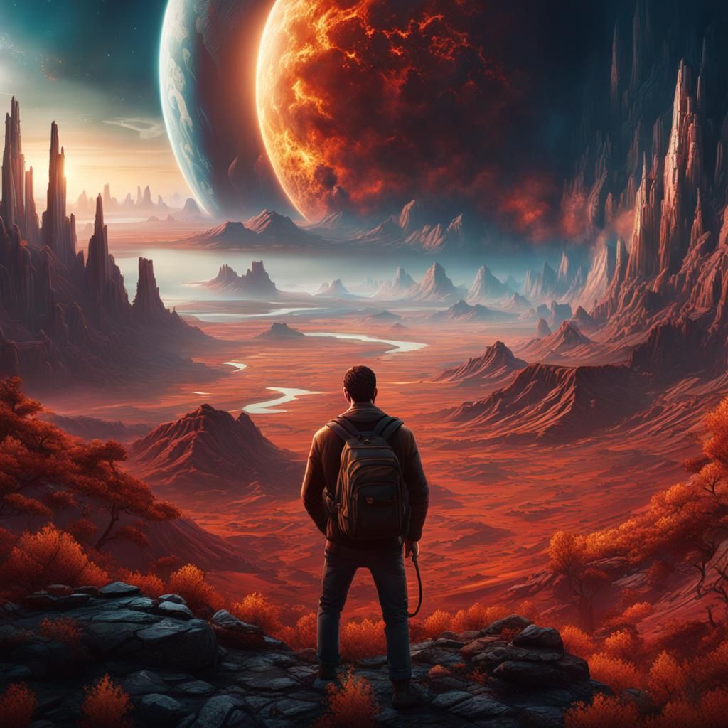 End of Earth: A Detailed Matte Painting