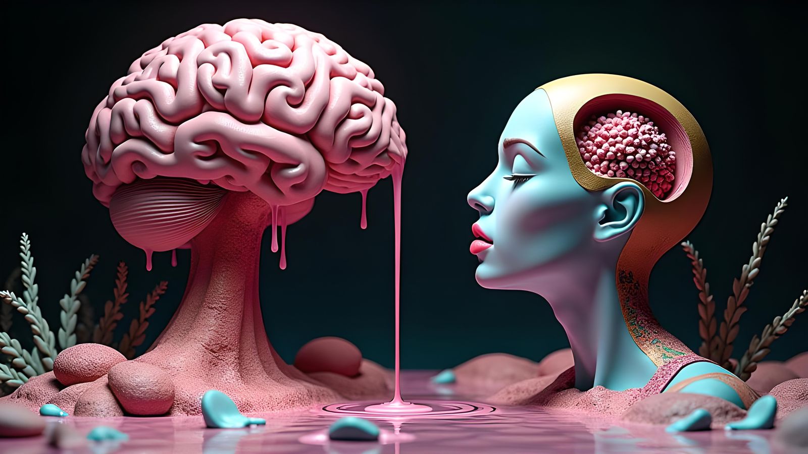 Man Ray Style Juxtaposition Surrealism (Continued)