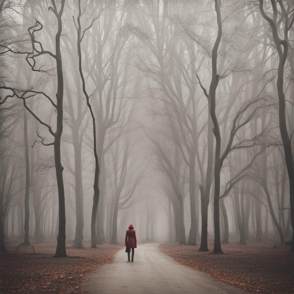 Abstract AI Interpretation of Solitude