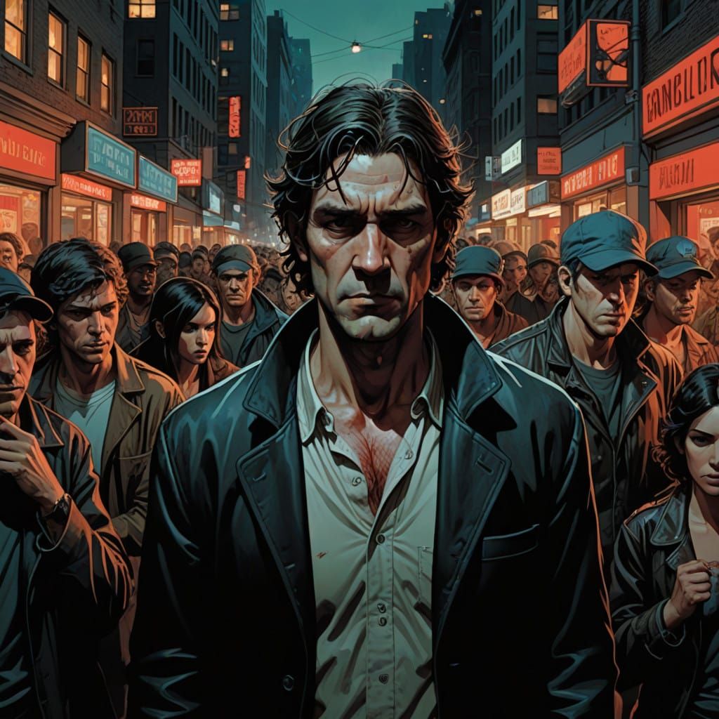 Dark Fantasy Art in Grimdark Style