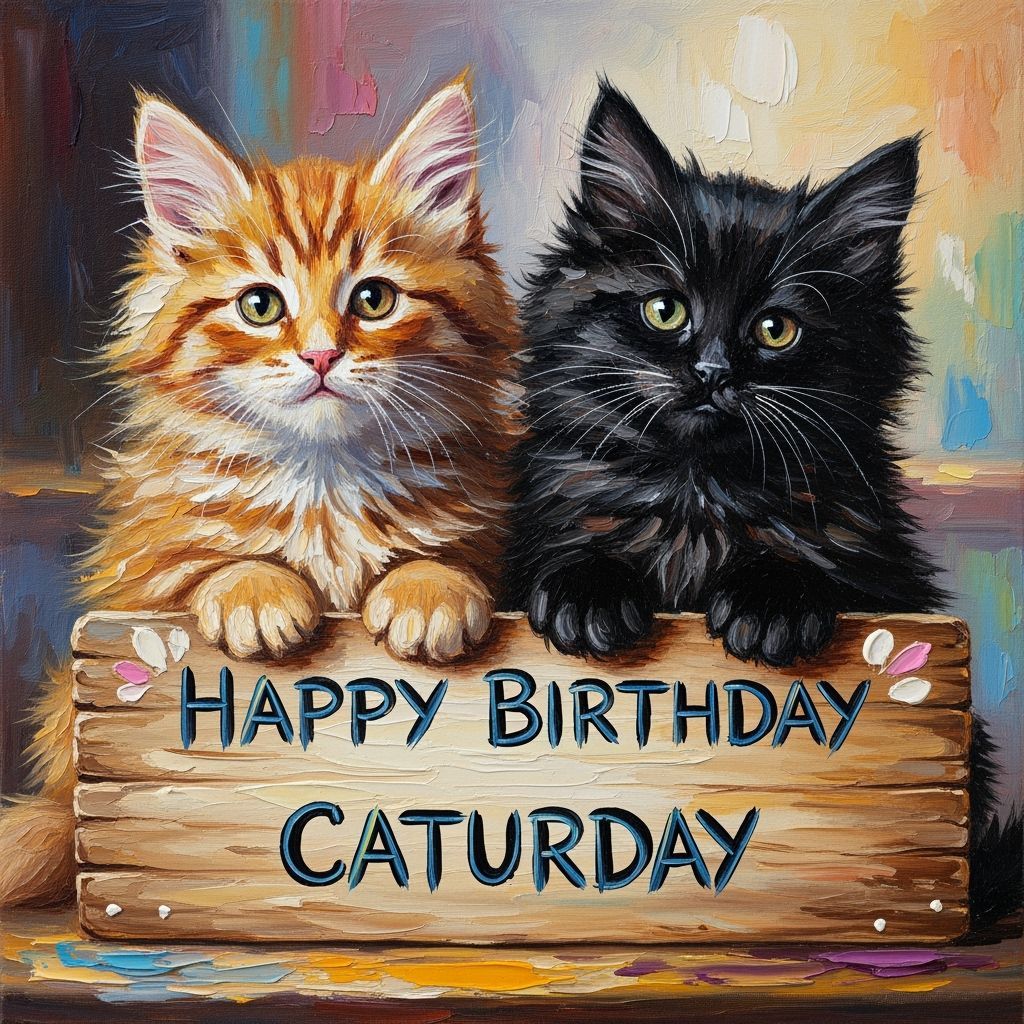 “Happy Birthday Caturday”