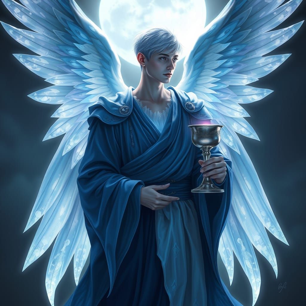 Serene Guardian of Balance in Ethereal Splendor