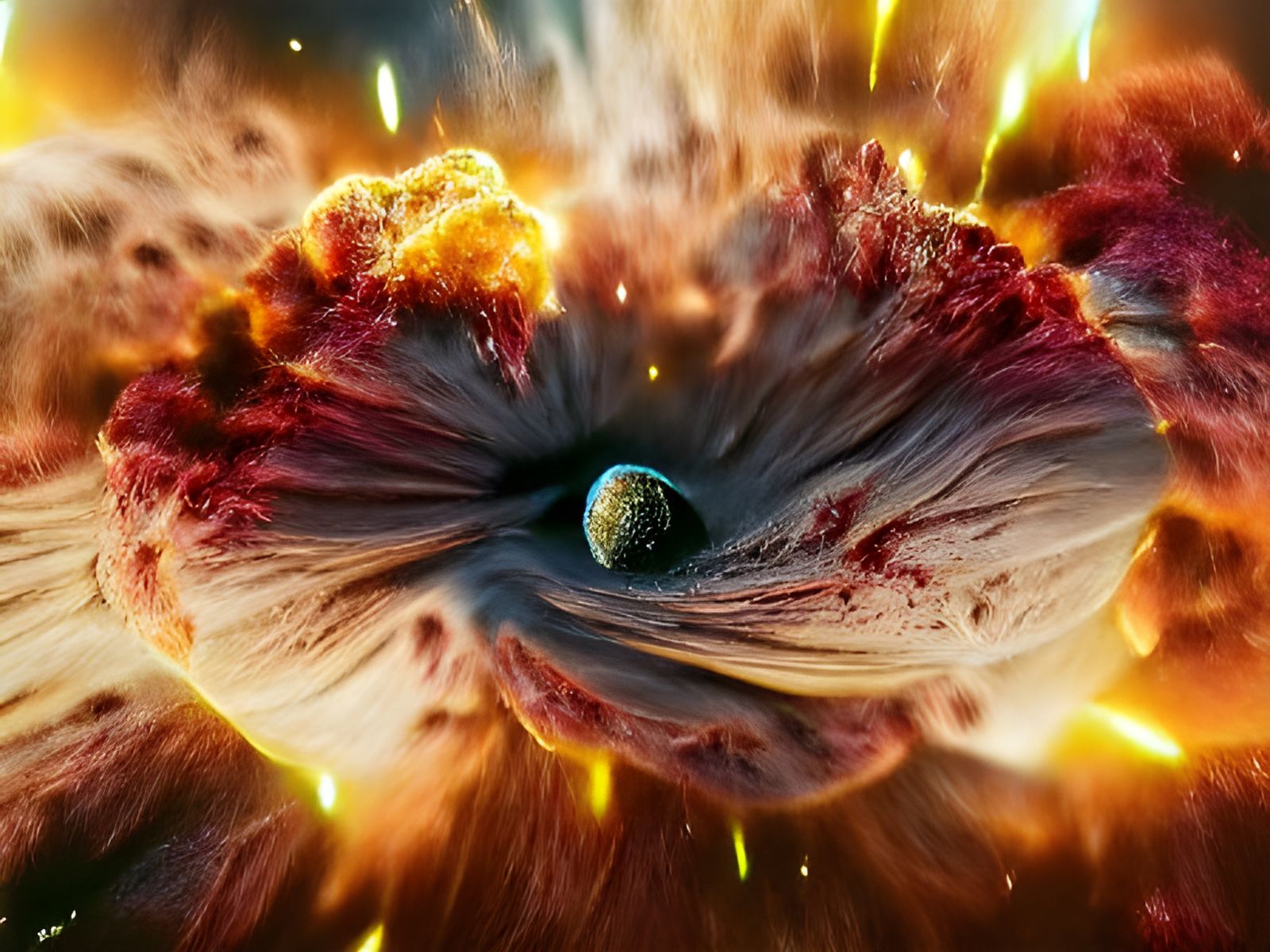 Exploding Planet in UHD 8K