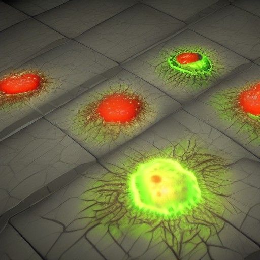 Cancer Cell Monsters in Unreal Engine Style