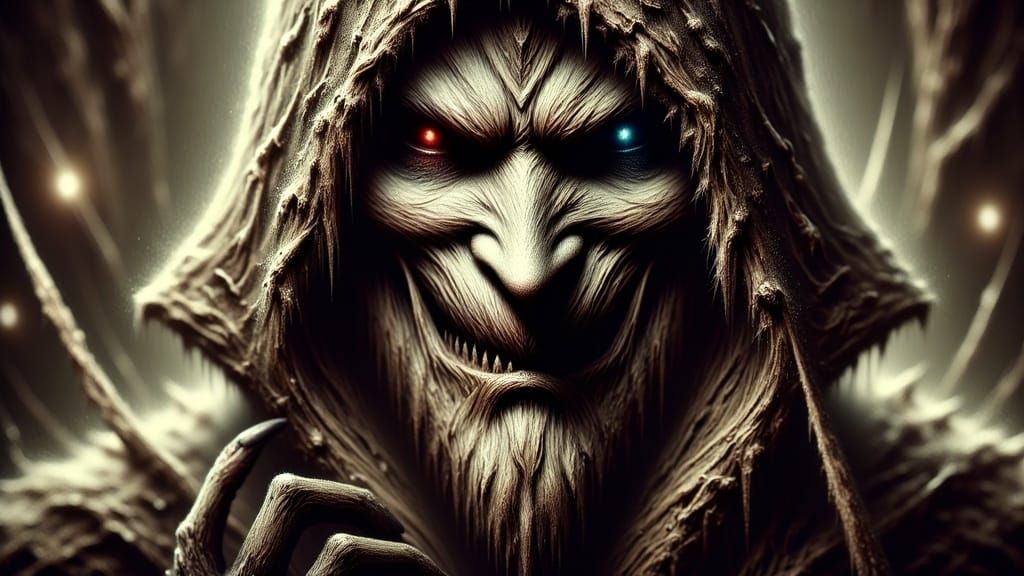 Classic Wolfman in Dark Expressionism Style