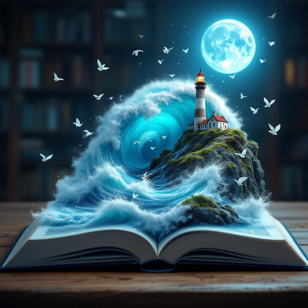 Ocean Book: Surreal Digital Art of Imagination
