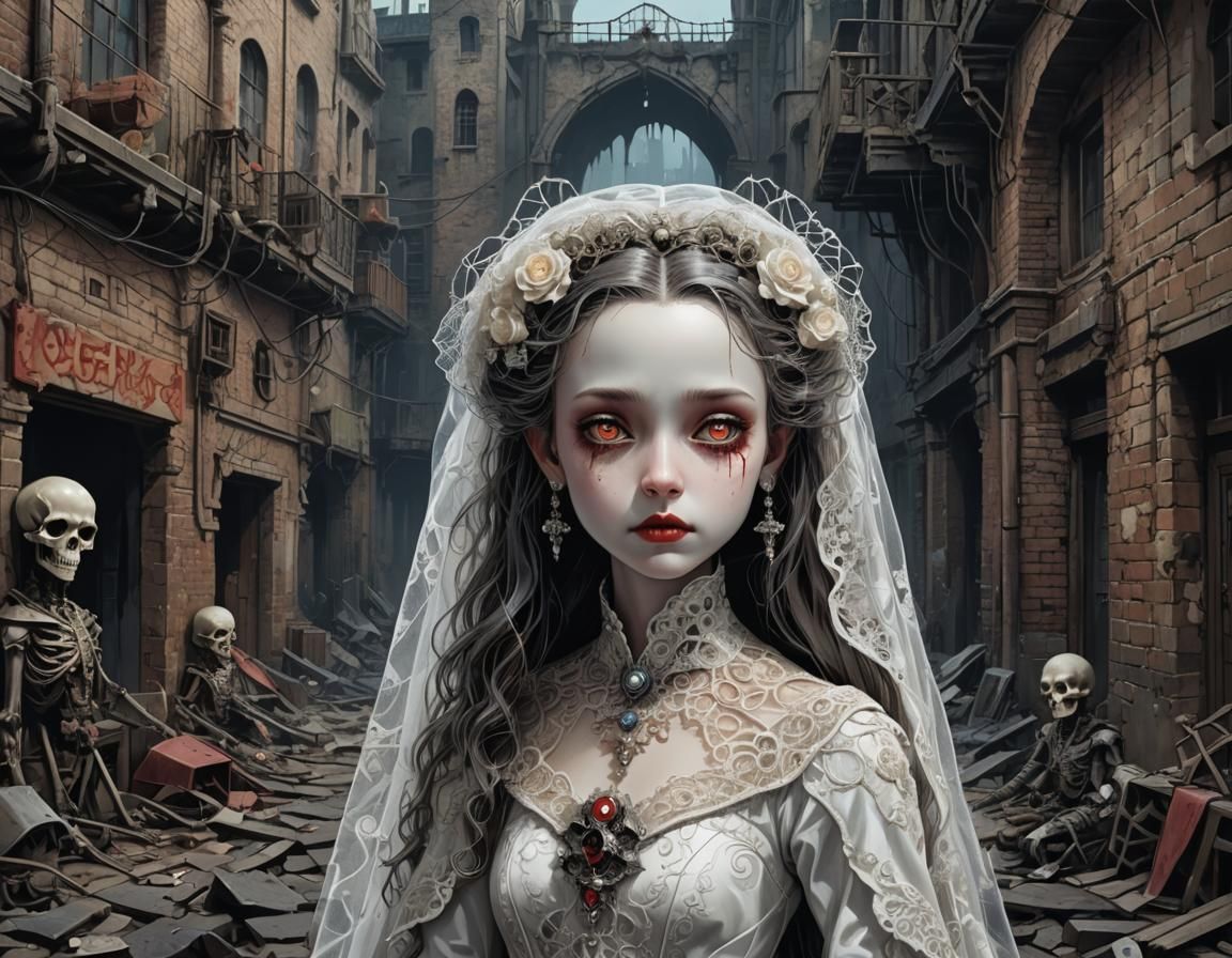 Restless (and quite discontent) spirit of the abandoned bride
