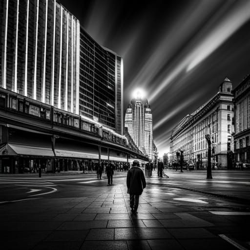 Street Photography intricate details, HDR, beautifully shot,...