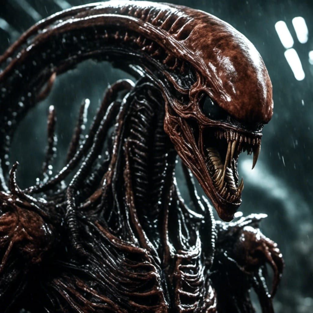 Deranged Xenomorph <lora:Cursed:1.0>