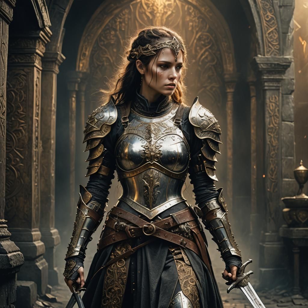 Warrior Queen in Luis Royo Style Fantasy Art