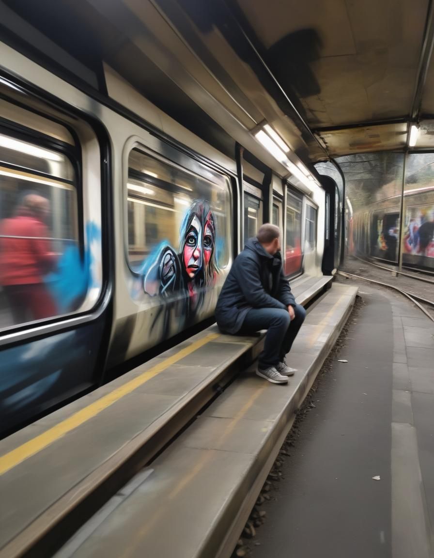 Peoplepaintings in the Underground