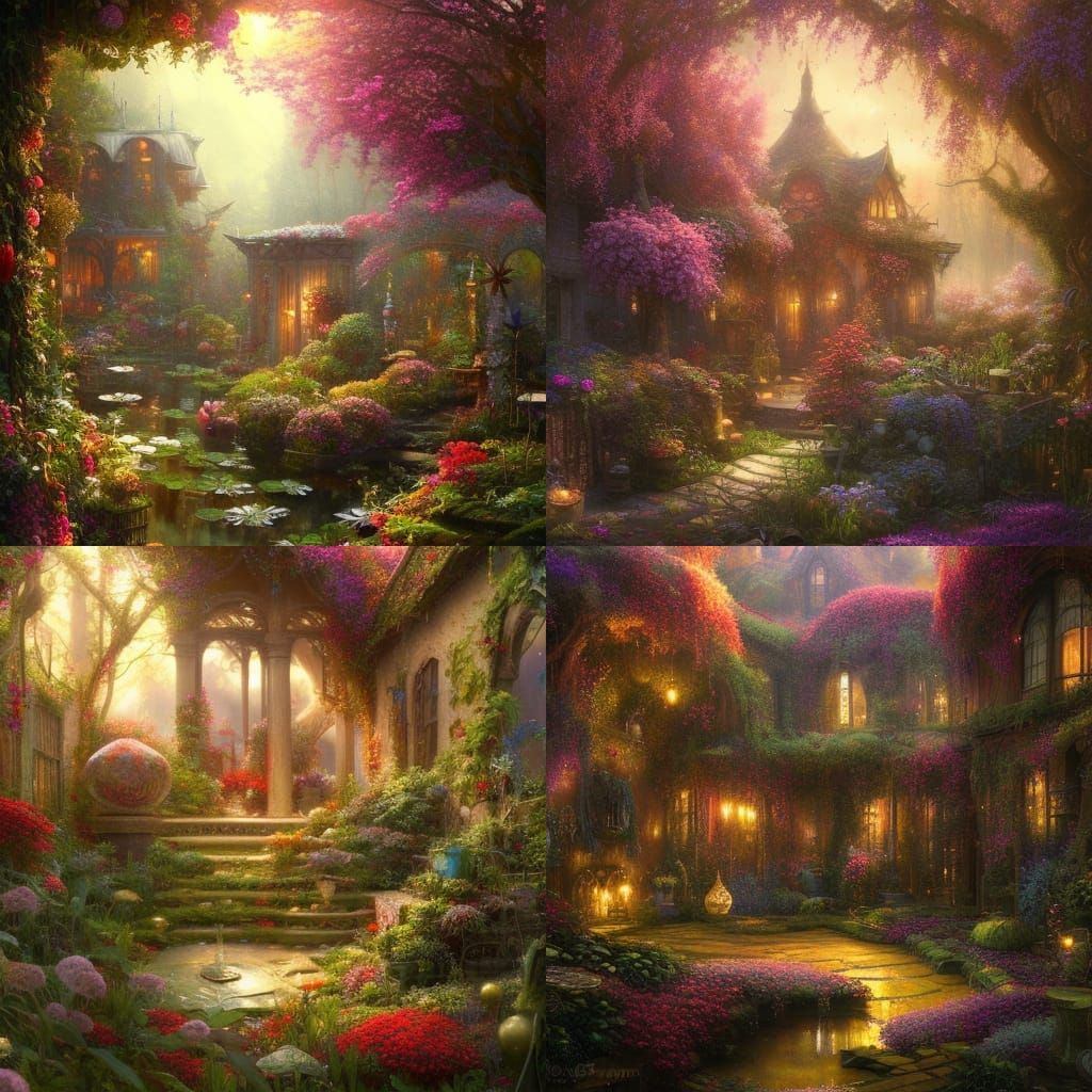 Christmas Floral Still Life in Impasto Acrylics