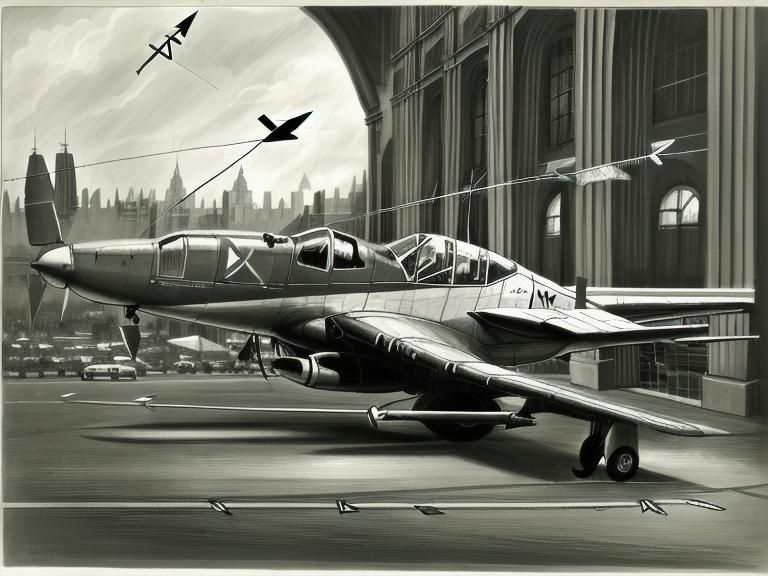 Winged Arrow Flies Like Airplane with Pilots