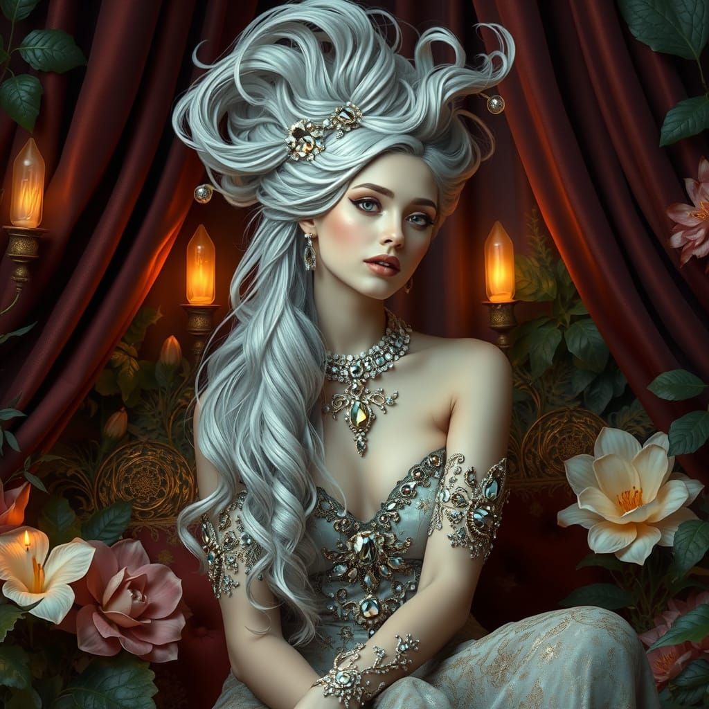 Ethereal Beauty in Velvet Hush