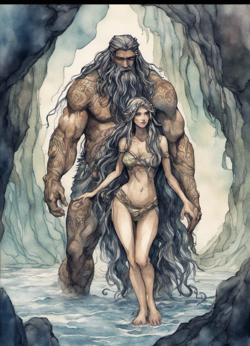 Sea cave - God of the Islands and Goddess of the Sea