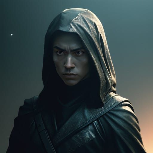 Epic Cinematic Film Still of a Star in Dramatic Lighting