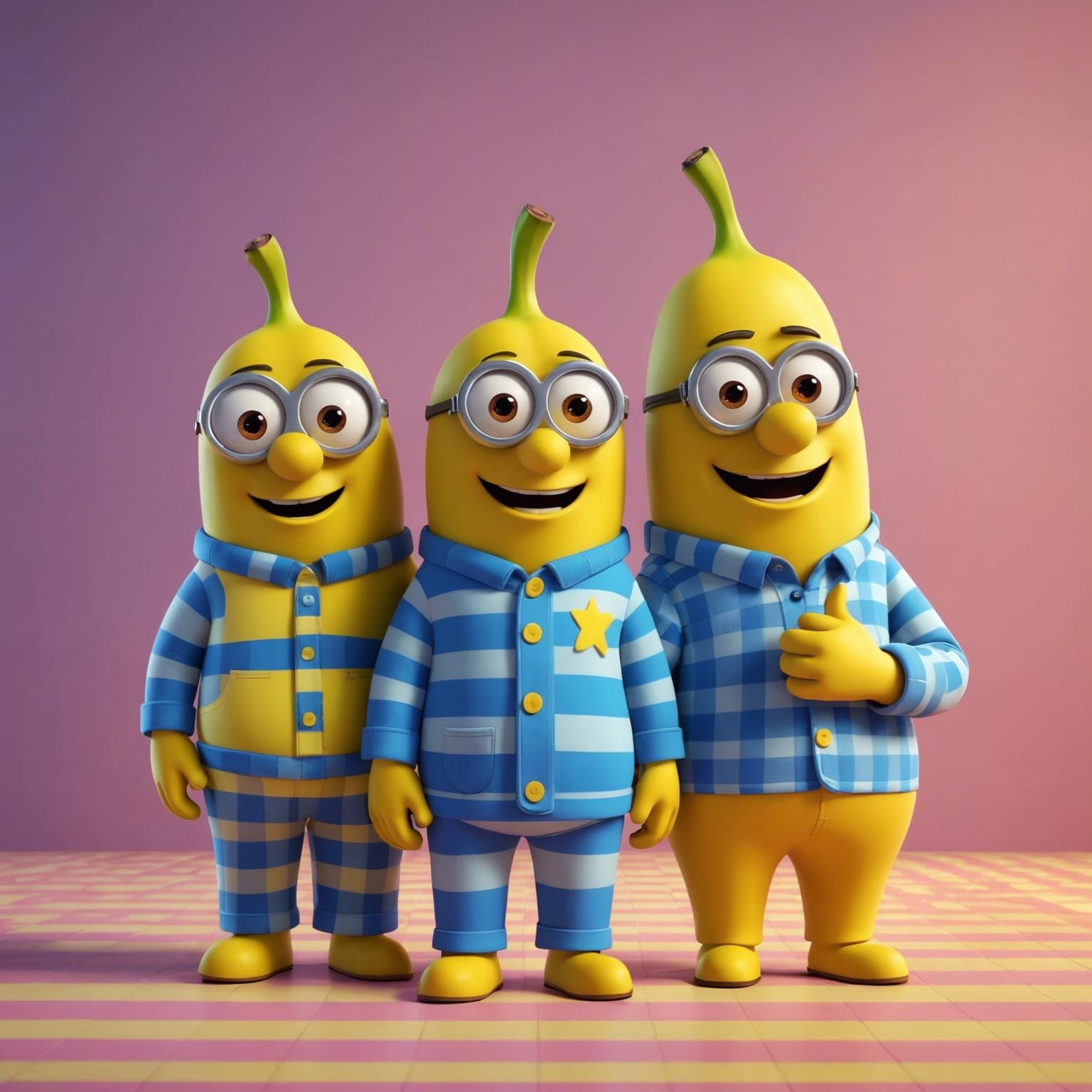 Bananas in Pyjamas: Pixar Style 3D Concept Art