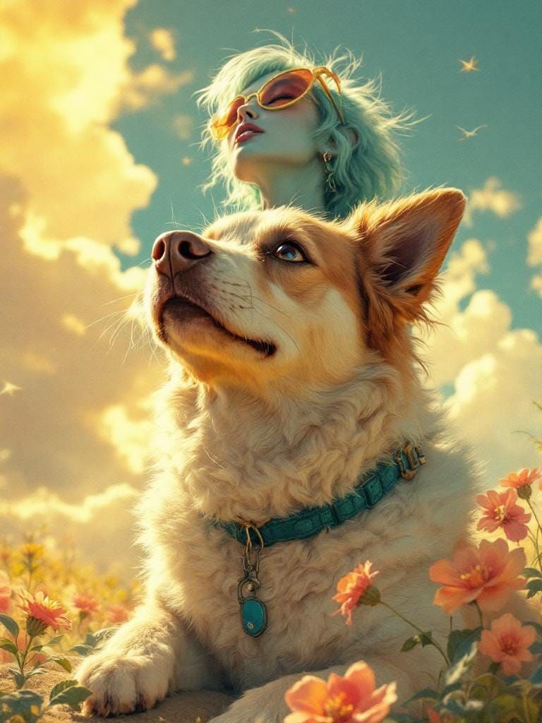 Solarpunk Pin-Up Art with Optimistic Lighting