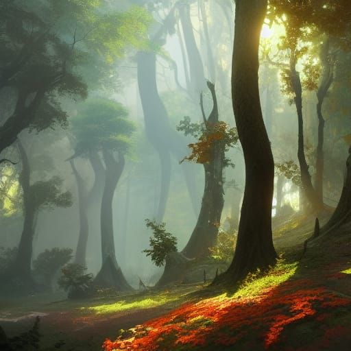 Mount Sassafras, South Carolina: Hyperdetailed Concept Art