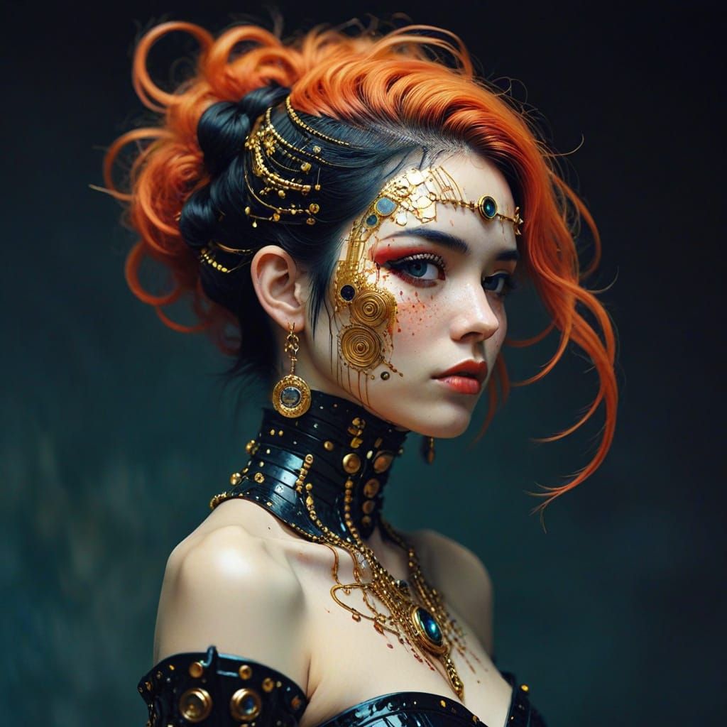 Haberdasherypunk Lineart With Bollywood and Artistic Influen...