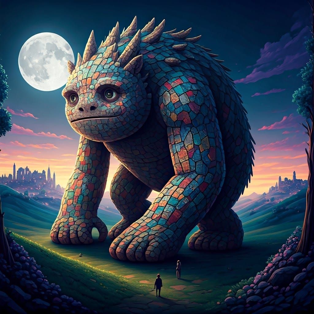 Mosaic monster...