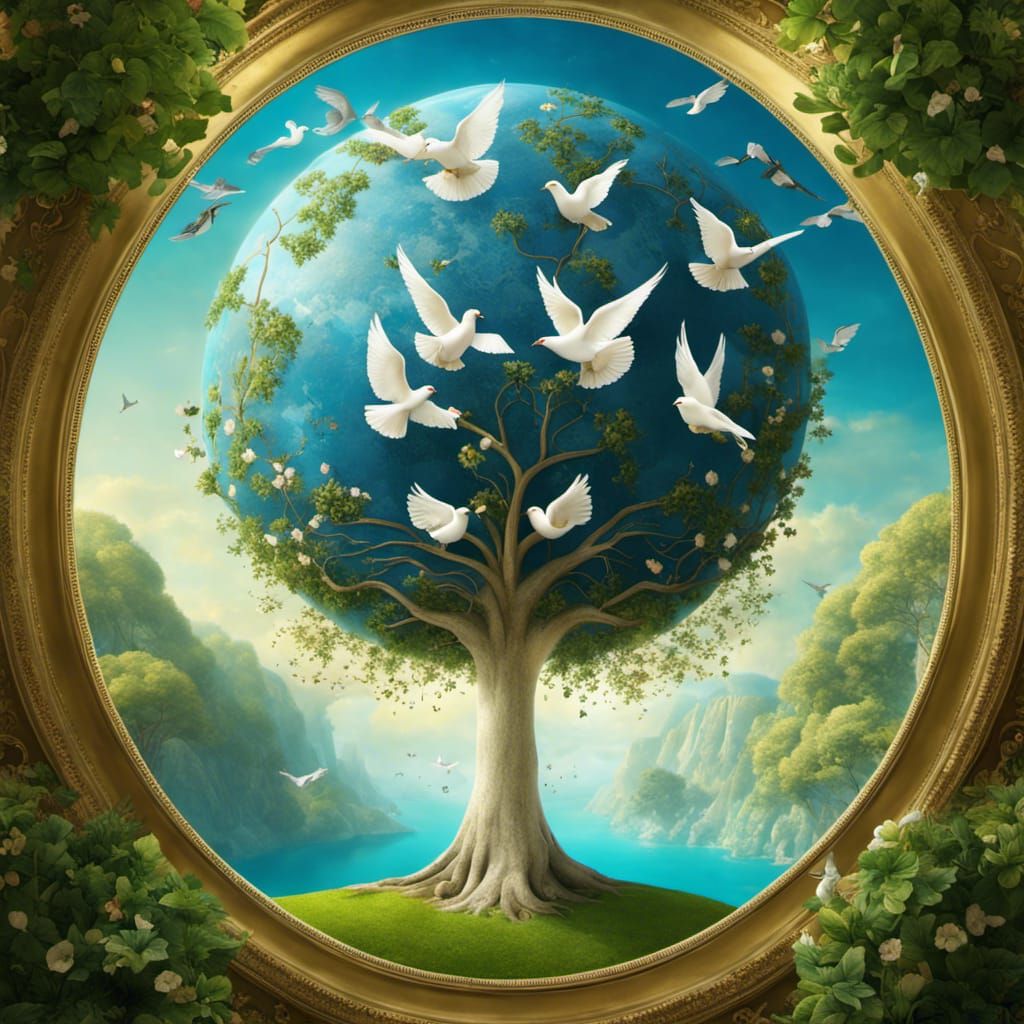 Tree of Life Inside Earth, Soft Art