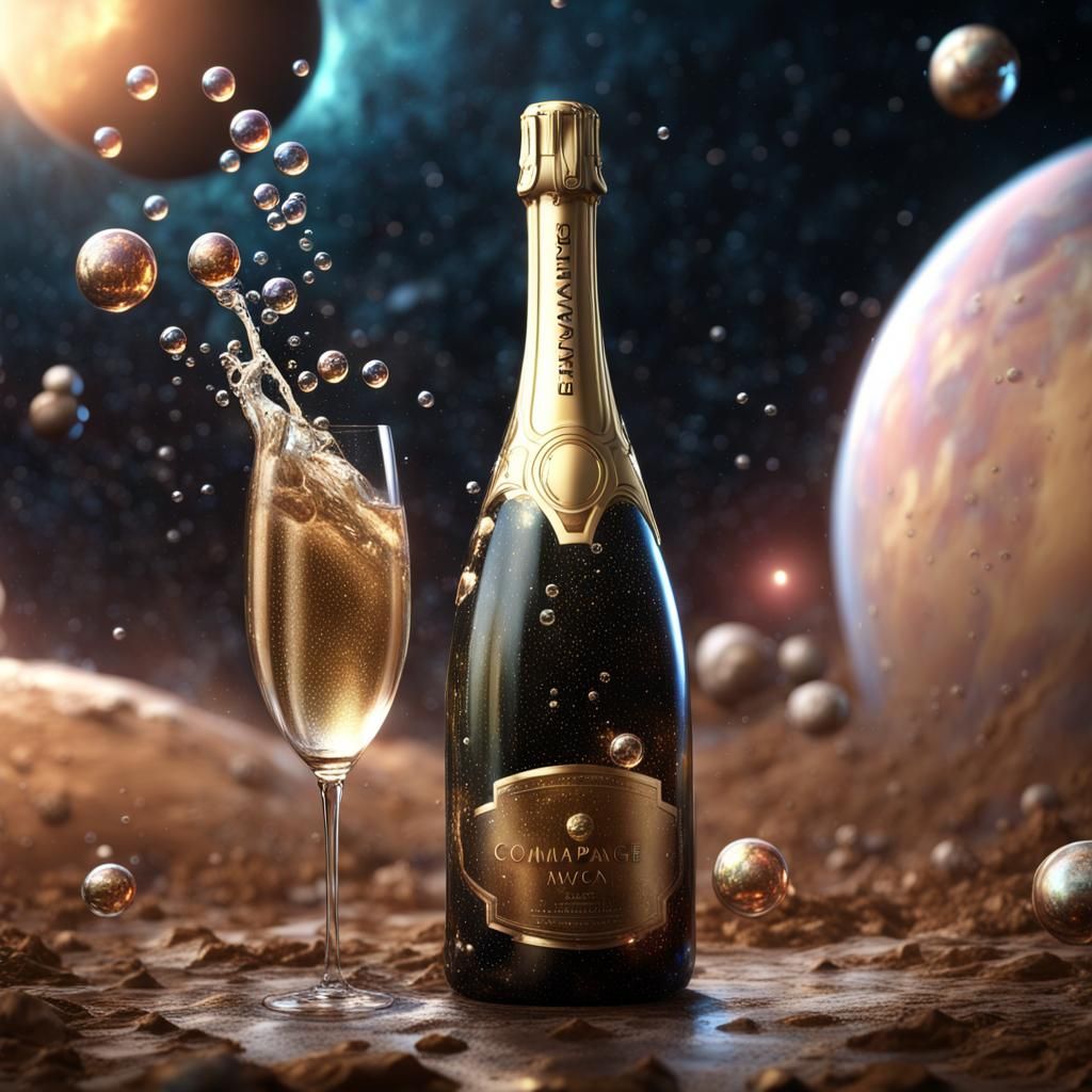 Cosmic champaign