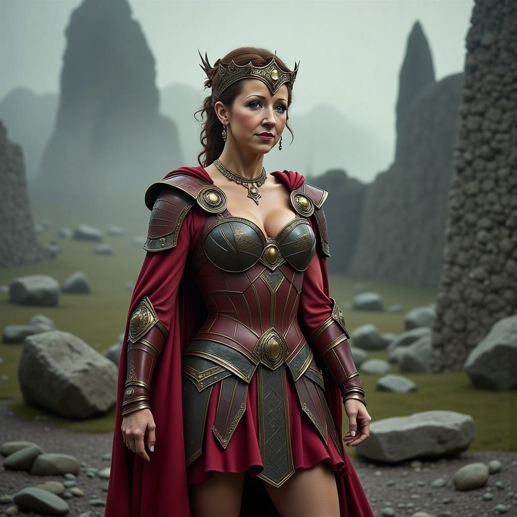 Queen <lora:Bonnie redux:1.0> Boudica of the Iceni