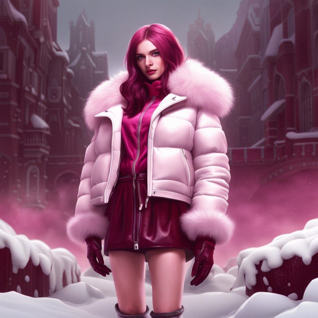 Girl in Puffy Jacket: Fantasy Concept Art