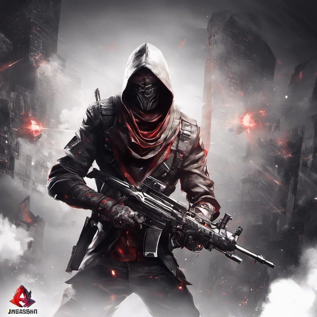 Assassin Gaming Background for YouTube Channel