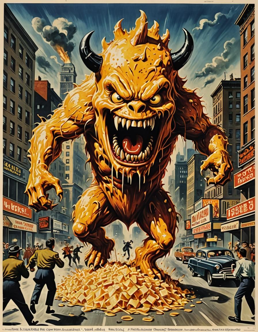 Vintage Movie Poster: The Cheesy Rage