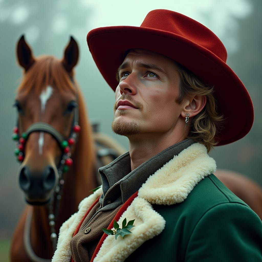 Rugged Cowboy Santa with a Heart of Gold