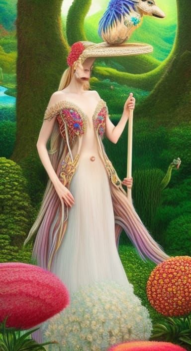 Popcorn Mycelium Network: A Hyperrealistic Forest Dreamscape