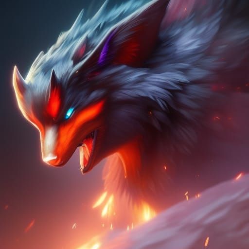 Hyperrealistic Portrait of Cinderace Pokémon