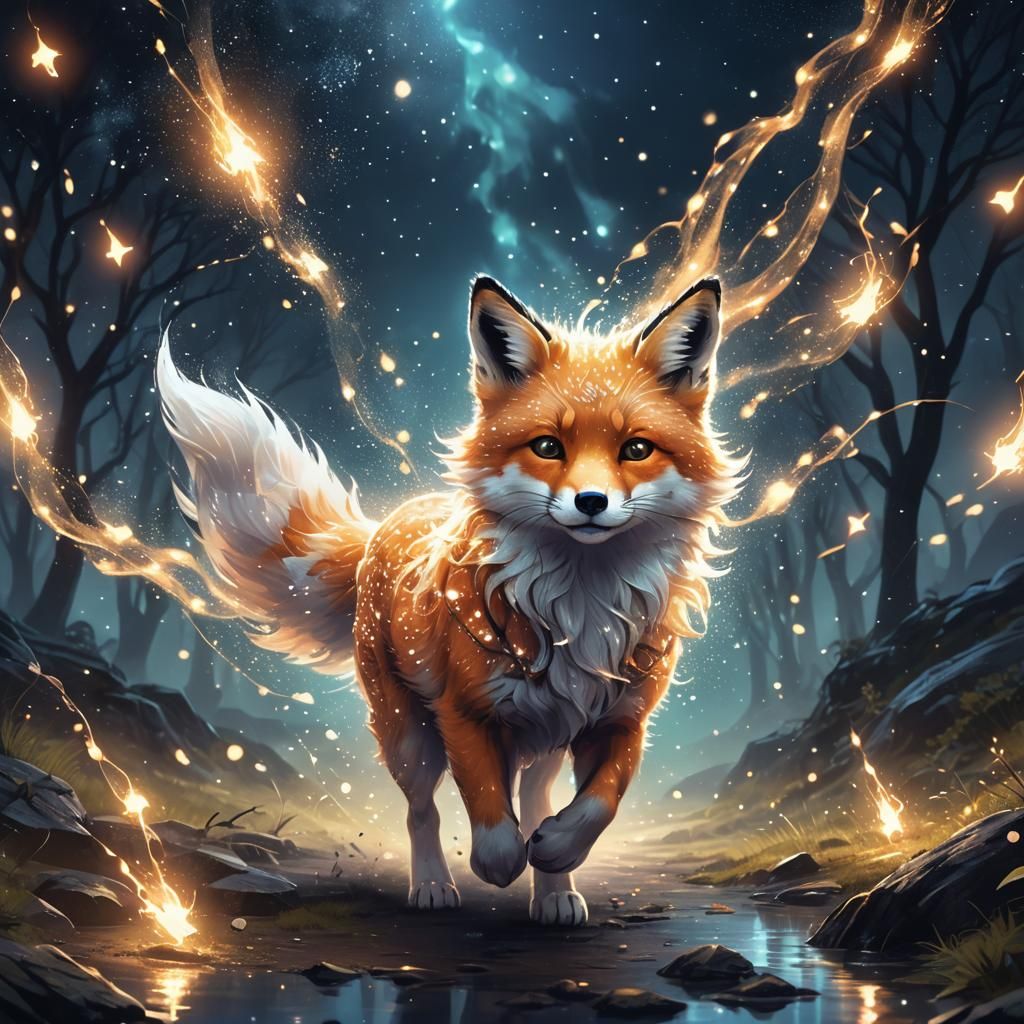 Glitter fox
