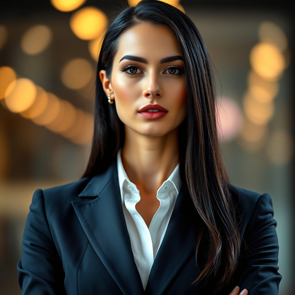 Professional Woman Portrait in High Resolution