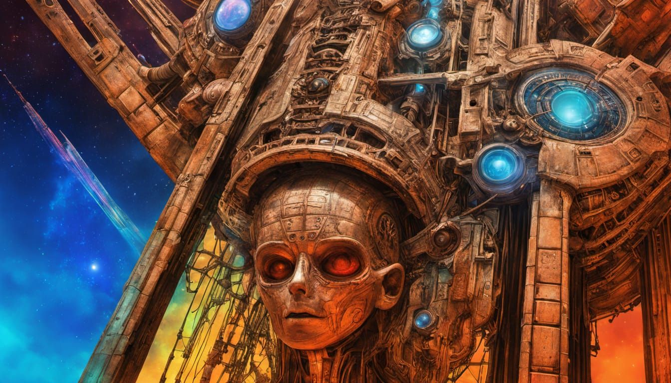 Mysterious Wild Woman in Forest, Cinematic Still