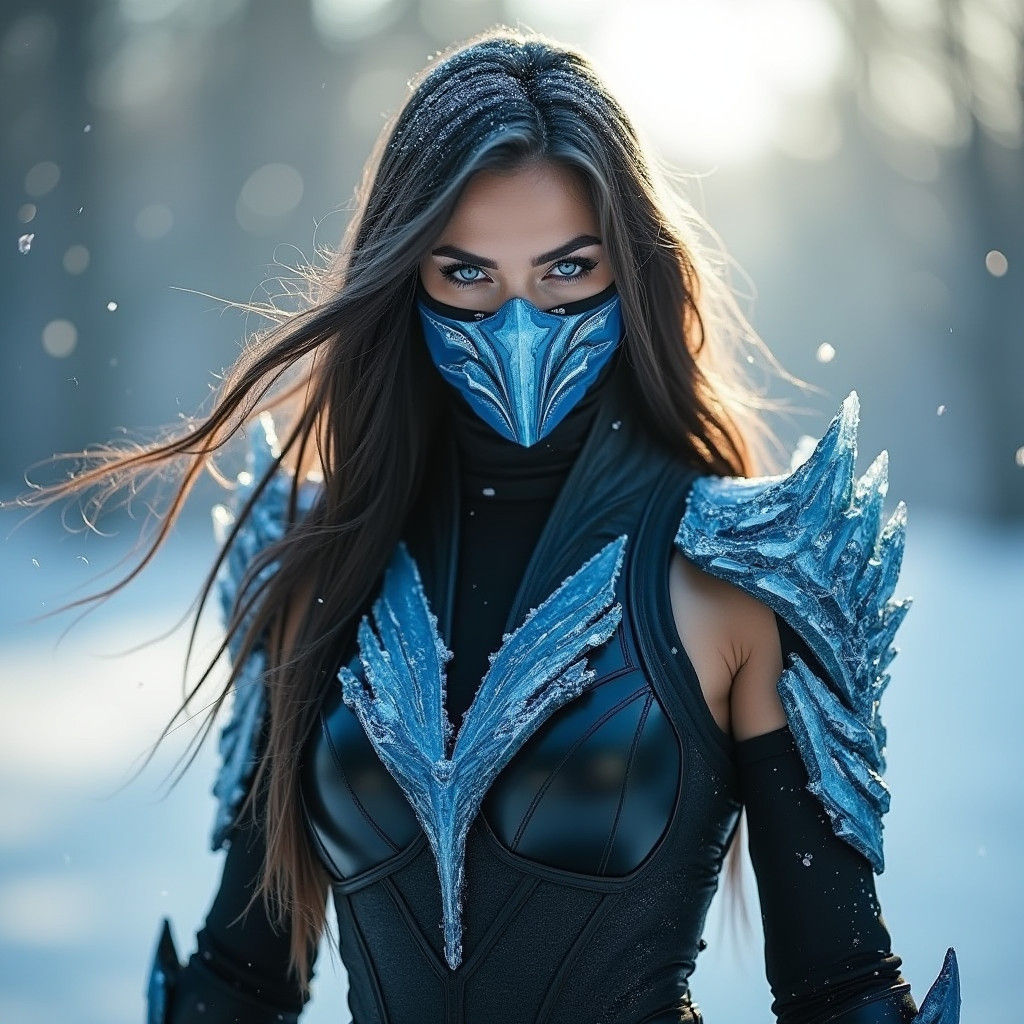 Majestic Ice Queen Unleashes Frozen Fury