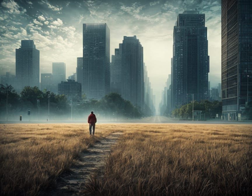 Eerie Liminal Space: Endless Deserted Highway