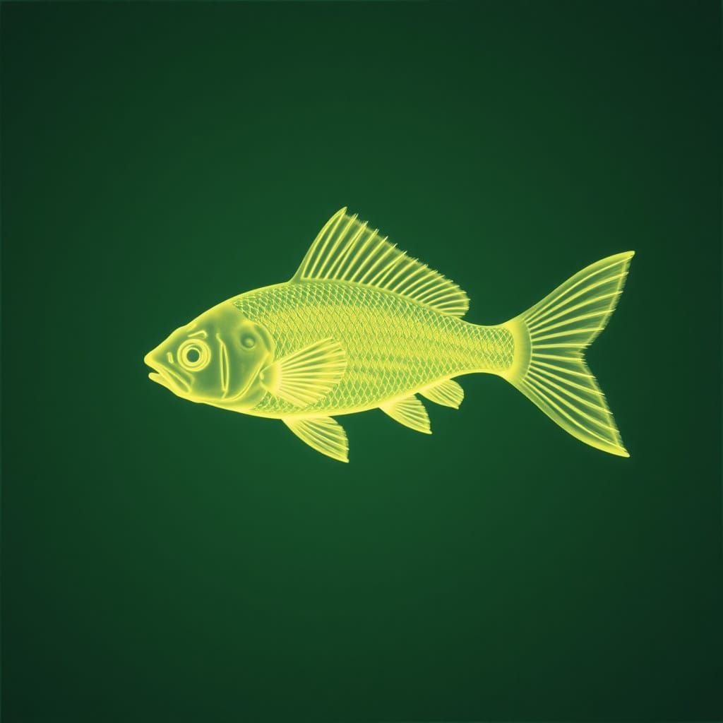 Thermal Photogram of a Fish