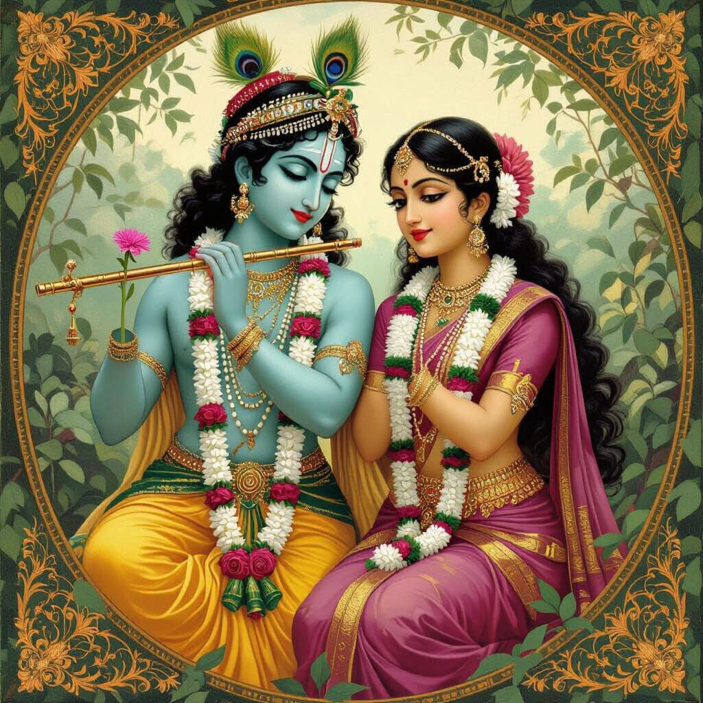 Krishna and Radha: Classical Indian Art
