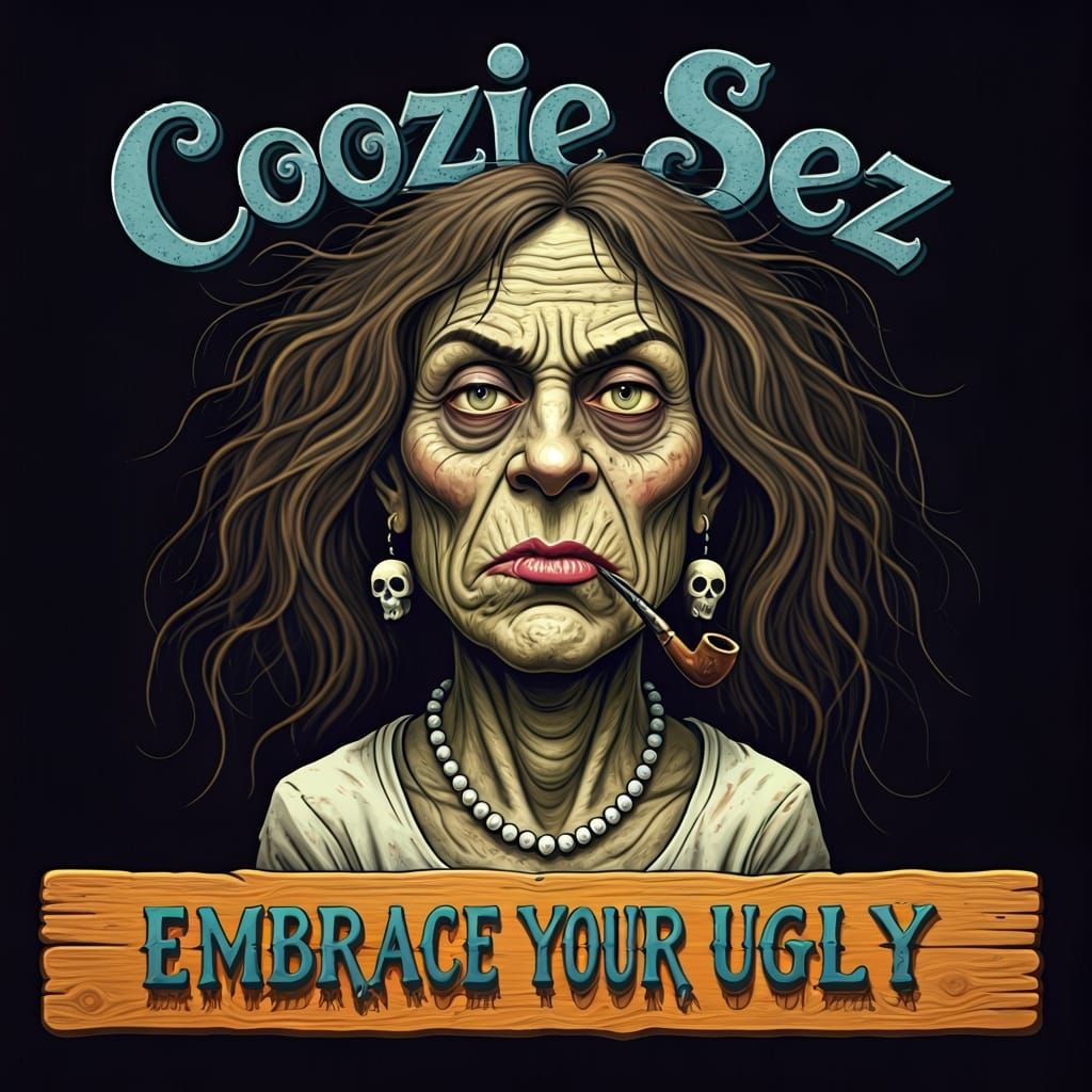 Embrace Your Ugly: Grimy Cartoon in R. Crumb Style
