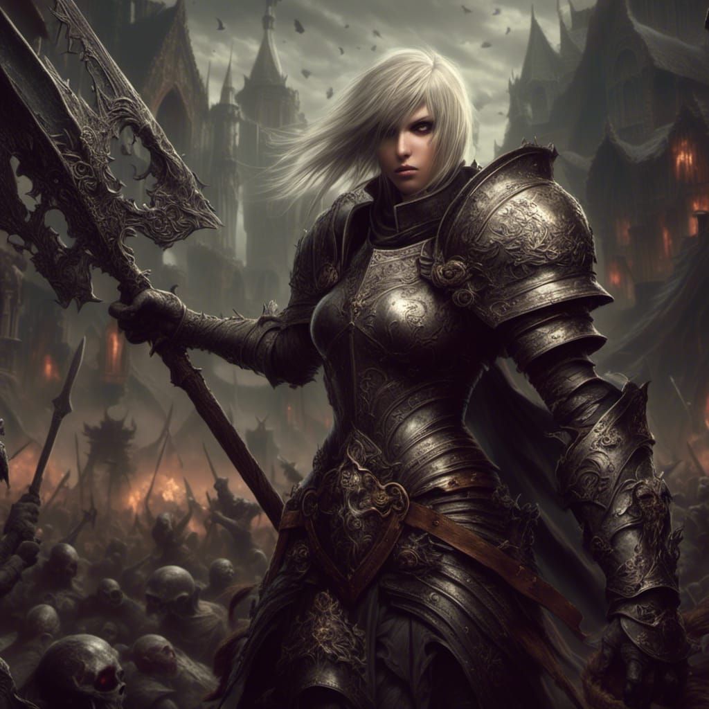 Riven in Dark Fantasy Medieval Style