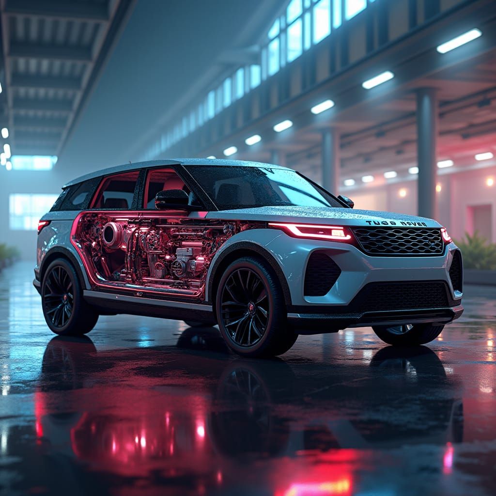 Futuristic SUV: Ford Explorer and Range Rover Fusion